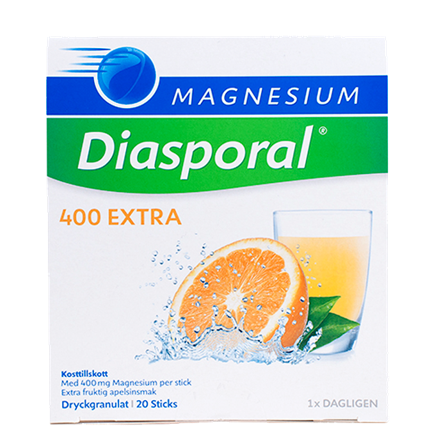 Biosan Magnesium Diasporal 400 mg Extra 20 påsar