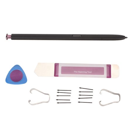 Touch Screen Stylus Pen med 10 Nib Plastik Følsom Nøjagtighedskontrol Stylus Pen Udskiftning Til Galaxy S22 Ultra Lilla