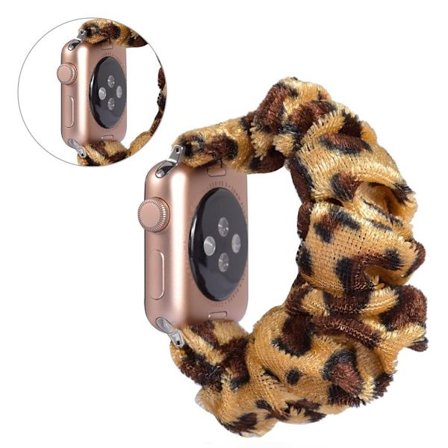Apple Watch Series 5 40mm mönster trasa klockarmband - leopardmönster