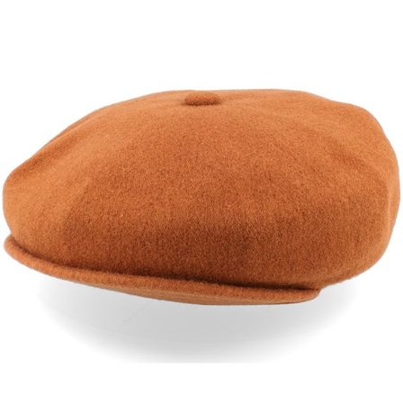 Kangol - Brun flatcap Keps - Wool Hawker Mahogany Flat Cap @ Hatstore