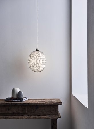 Caleo 1 taklampe papir - hvit