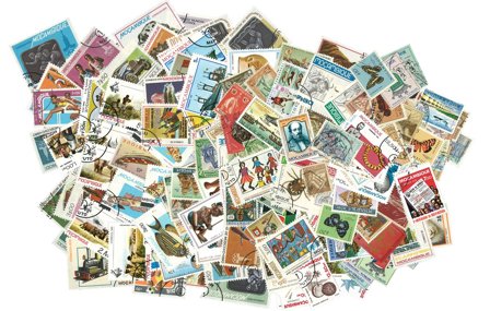 Mozambique - 200 forskellige frimærker - Stemplet