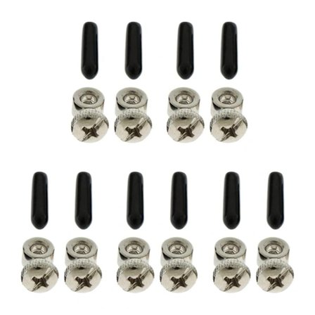 Erstatningsskruer og endestykker for speed cable hoppetau, hoppetaukabler, tilbehør, deler