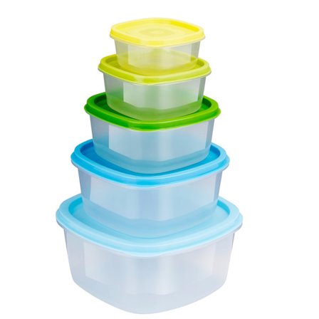 5st Matlådor med lock