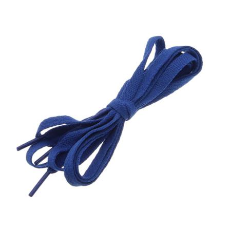 Skosnören - Kungsblå - Platta [120 Cm] Mörkblå One Size