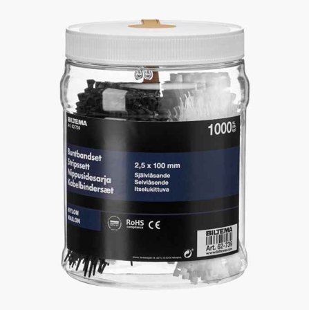 Biltema - Stripssett 1000 stk.