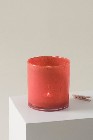 Jotex - Lyslykt - Høyde 16 Cm Rød - BOSS - Kjøp Lyslykter hos Jotex