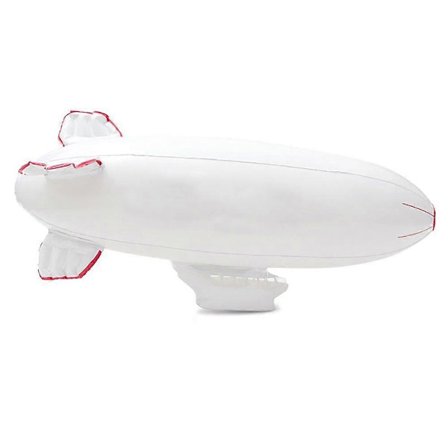 Luftskibsmodel PVC Oppustelig luftskibsmodel Rumskibslegetøj til børn Børn Fødselsdagsgave_Kvalitetsgaver Hvid 1 stk-70cm