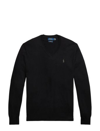 Polo Ralph Lauren | Slim Fit Washable Wool V-Neck Sweater | XS
