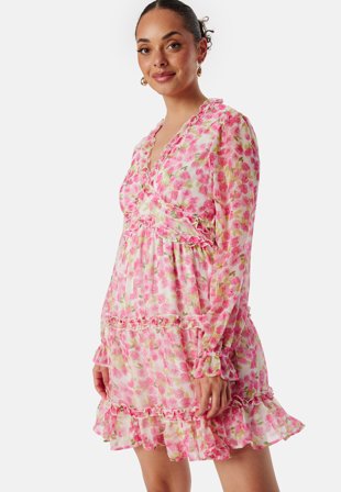 VERO MODA Vmsmilla LS frill short dress Klær