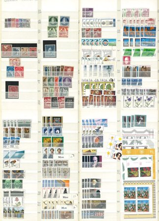 Vesttyskland til 1998 - Dubletsamling i 1 tyk indstiksbog - Postfrisk