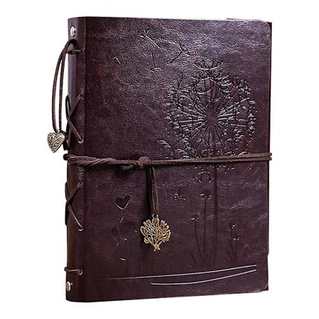 Skrapbok Album, DIY Vintage Skrapbok med Selvklebende Lim for Bryllupsgjestebok