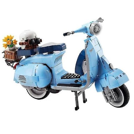 Roman Holiday Vespa 125 Moc 10298 Berömd Motorcykel City Moto Monterade Byggklossar Tegel Högteknologiska Modellleksaker För Barn Gif