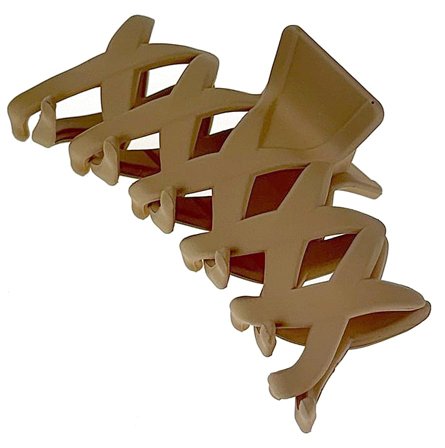 Senze Faldklemme Plast Sand, Hår, Hårpynt, Hårklemmer