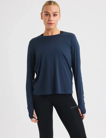 Röhnisch Team Logo Long Sleeve - Navy - L