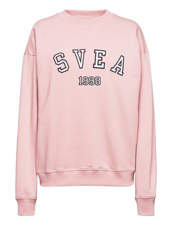 W. Over D Crew Neck Pink Svea