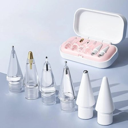 Ersättningsspetsar - 6-pack för Apple Pencil 1/2 generation, Apple Pencil (Usb-C), Apple Pencil Pro