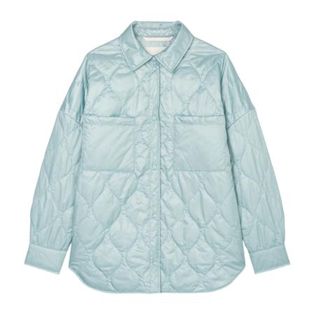 Marc O'Polo Padded overshirt, regular blå, Dam, Dam, Storlek: L