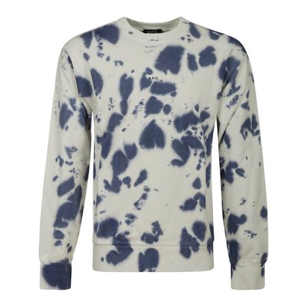 A.p.c., sweat olivier Blauw, Heren, Maat:XS