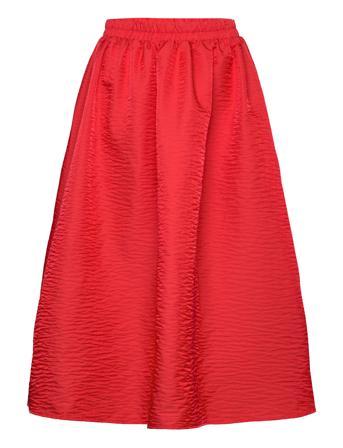 Vimabelle Hw Midi Volume Skirt Vila Red