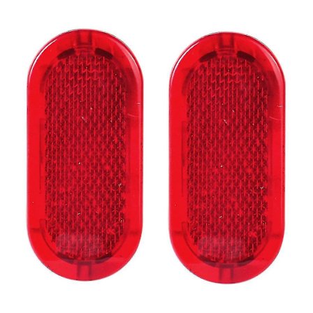 2 stk Røde Innvendige Dørpanel Advarselslokk Reflektor For Caddy 6q0947419
