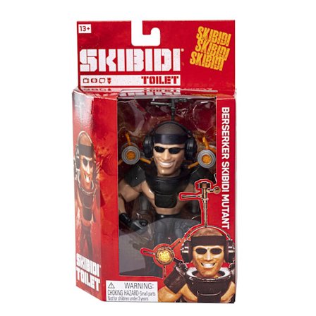Skibidi Toilet 15cm Deluxe Figur Berserker Skibidi Mutant