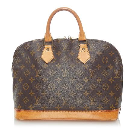Louis Vuitton Vintage Monogram Alma PM Canvas Monogram Canvas France Brun, Dame Vintage Tasker, Størrelse: ONE Size