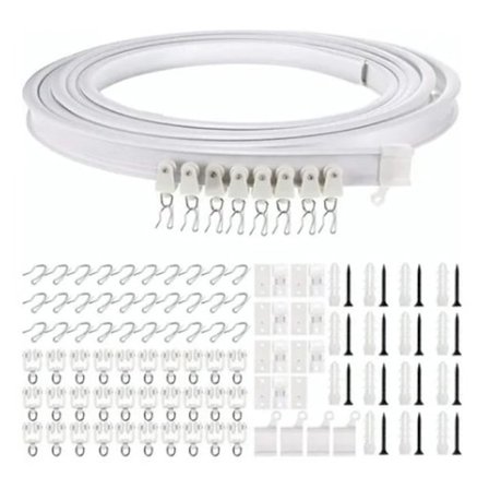 Meter böjbar takskena Böjd gardinskena Gardinfäste