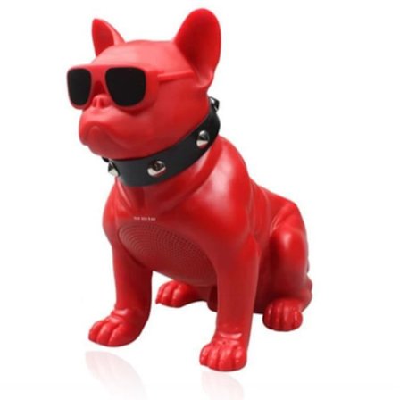 Bluetooth-högtalare - TD - Hund - Bärbar - Trådlös - Röd
