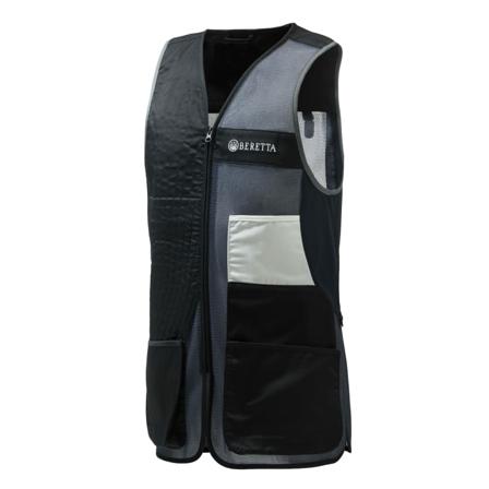 Beretta Unisex Uniform Pro 20.20 Cotton Unisex unlined vests Black M