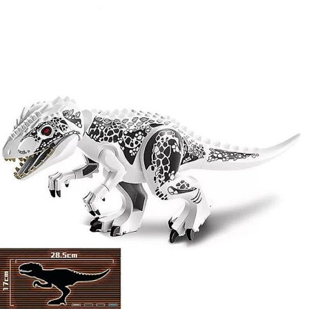 36 Style Big Jurassic Dinosaur World Spinosaurus Ankylosaurus Dino Building Block Moc Model Diy Bricks Educational Toys Gift