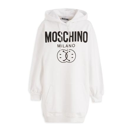 Moschino, Short Dresses Biały, Kobieta, Rozmiar: S