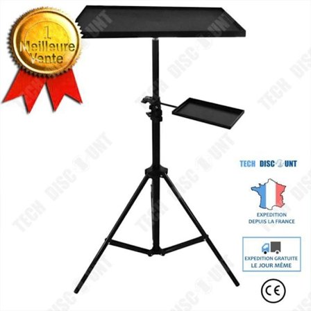 Stativ - TD - Stöd i aluminiumlegering - Portabilitet - Avtagbar tablett - Max belastning 8 kg