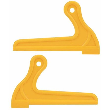 2 stk. gule skubbere, sikkerhedsværktøj til bord- og båndsav, træsav sikkerhedspinde til træbearbejdningsbord, fræsebord KLB