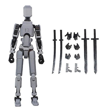 T13 Action Figure Titan 13 Action Figure Robot Action Figure3D Printed Action