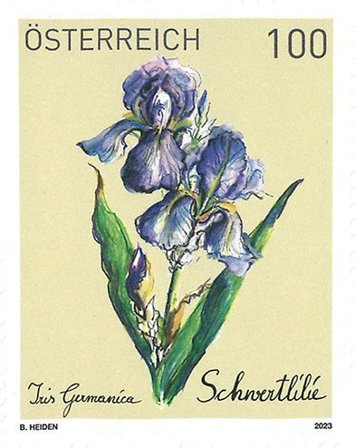 Østrig - Iris - Postfrisk frimærke
