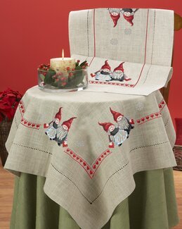 Decke Wichtel mit oder ohne Garn - Mitteldecke ohne Garn - Duftin