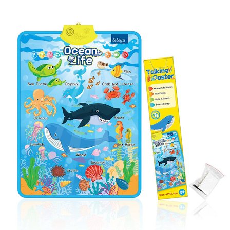 Elektronisk veggplakat Interaktivt alfabet Småbarn Førskole Pedagogiske spill Læringsaktiviteter for barn Bursdagsgaver Leker