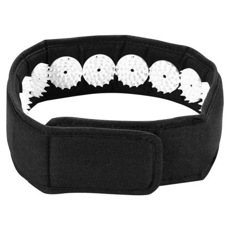 1 stk. Stressaflastende Akupressur Wrap Pandebånd Hovedmassager Akupunktur Massage Pandebånd Bælte (FMY) Black