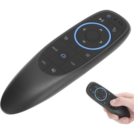 Bluetooth 5.1 Air Fly Mouse, G10BTS 6-axlig gyroskop IR-inlärningsluftfjärrkontrollmus för IPTV PC Pad