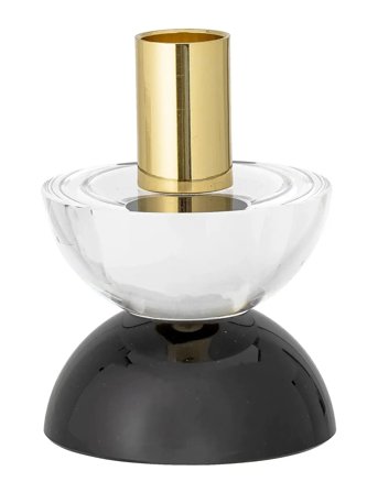 Bloomingville Etel Candle Holder - Black - H10.5CM
