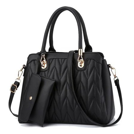 Håndvesker for kvinner, fasjonable skuldertasker med diamantmønster