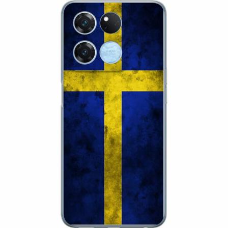 Oneplus Ace Racing Mjukt Skal - Sverige Flagga