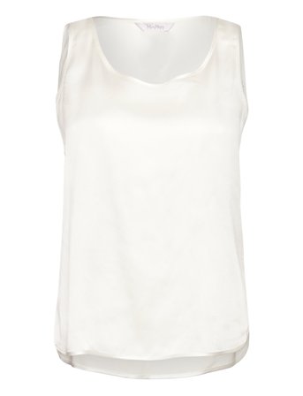 Pan T-shirts & Tops Sleeveless Hvit Max Mara Leisure*Betinget Tilbud