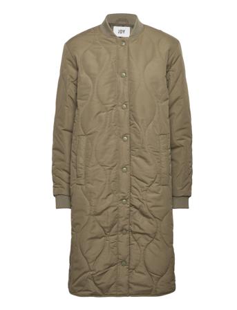 Jdylucy Quilt Long Jacket Otw Lo Green Jacqueline De Yong