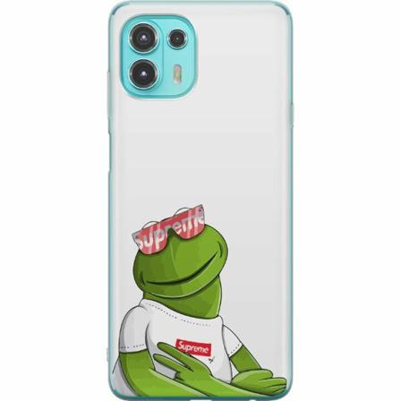 Motorola Edge 20 Lite Mjukt Skal - Kermit Sup