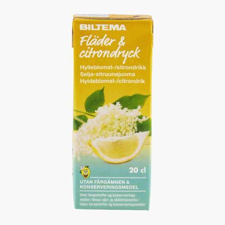 Fläder-/citrondryck 20 cl - Biltema