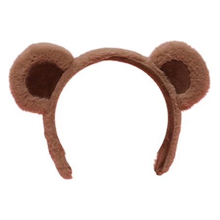 Plysjdyr bjørneører pannebånd cosplay Lilota håndlaget hodeplagg hårrekvisita