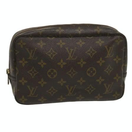 Louis Vuitton Vintage, Pre-owned Bag Bruin, Dames, Maat:ONE Size,Canvas