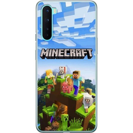 Yhteensopiva Puhelinkuori OnePlus Nord Minecraft Creeper lohko pikseli retro peli